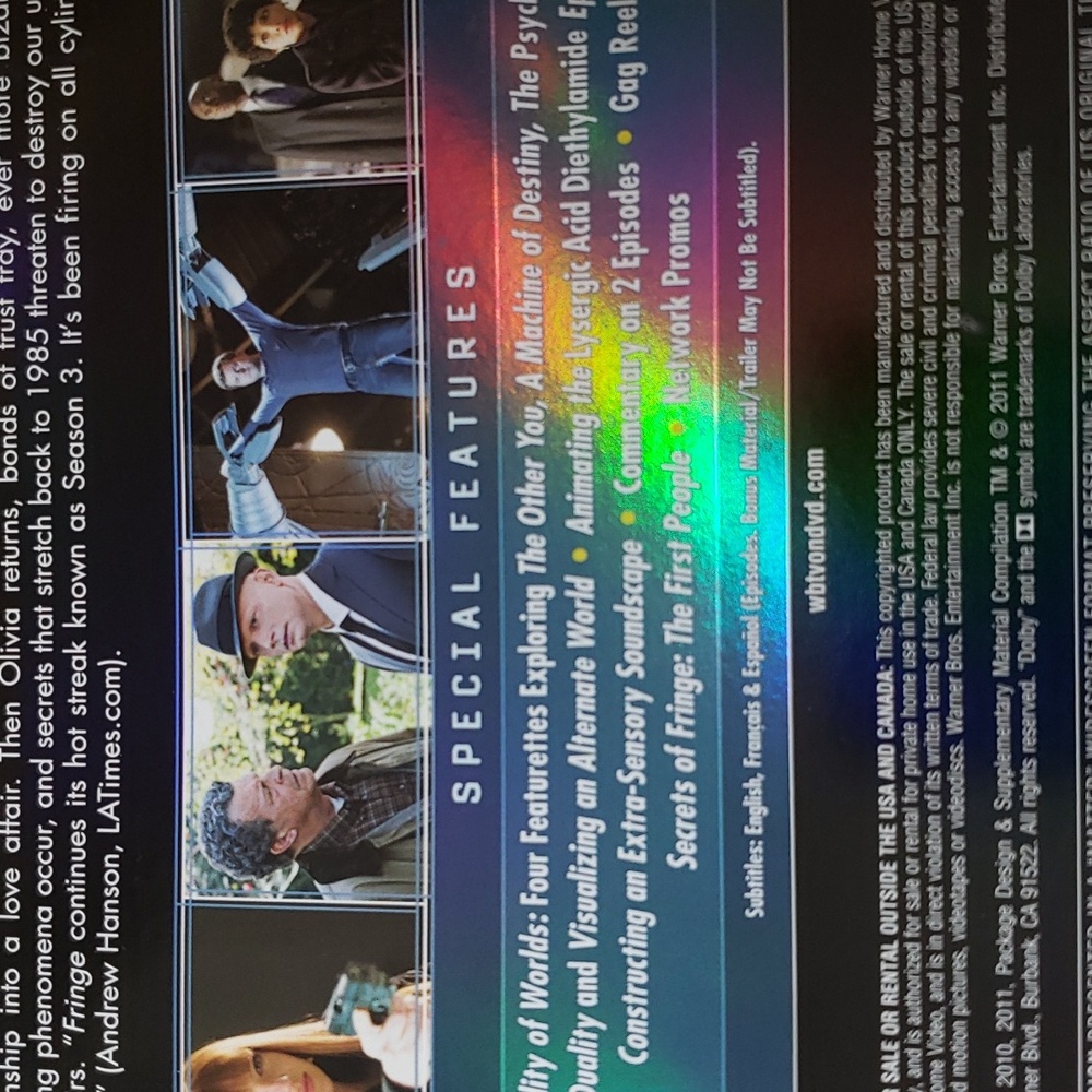 Fringe Season 3 Boxed Set - Picture 4 of 4